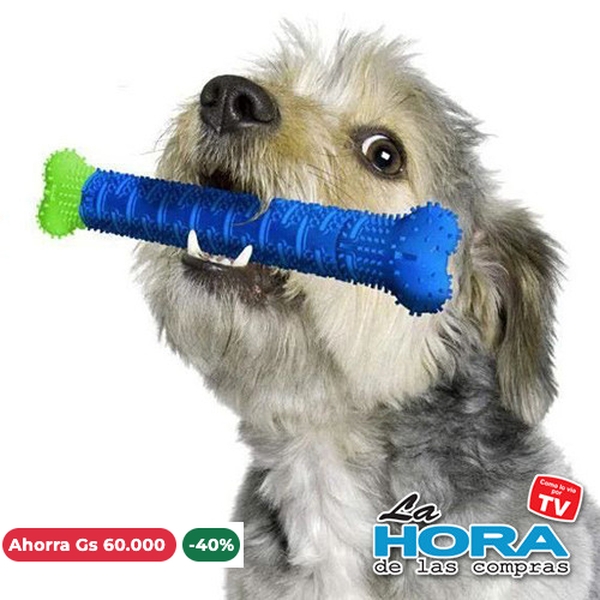 Juguete y Cepillo para Mascotas Chew Brush