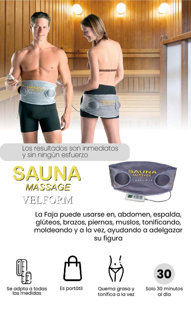 La Hora de las Compras - Producto - Sauna Massage Velform