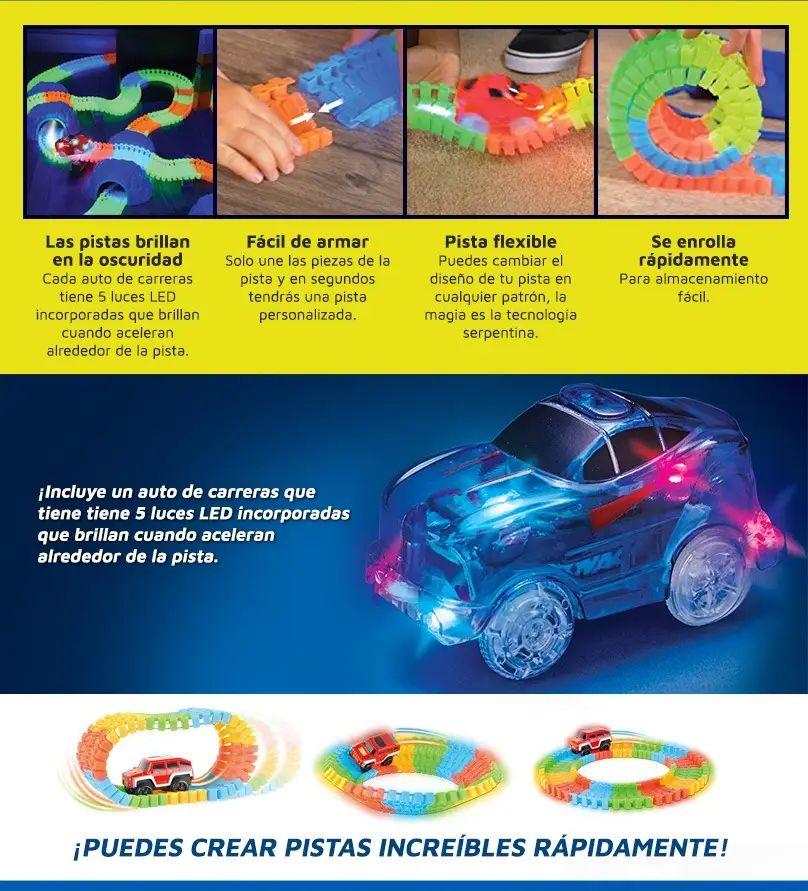 Pista de Auto Magic Tracks RC Deluxe
