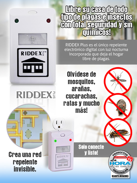Anti Insectos Riddex Plus
