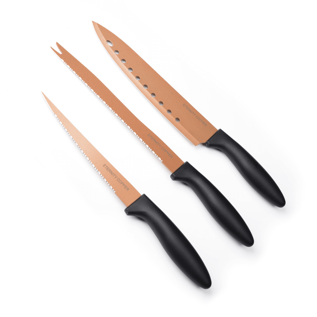 Eternity Copper - Set de 3 Cuchillos